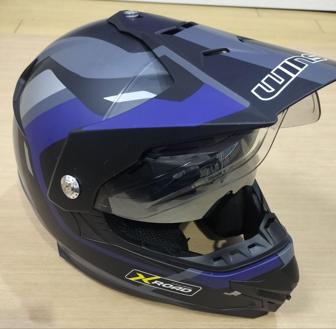 WINS X-ROAD FREE RIDE マットブラック × ブルー Mサイズ