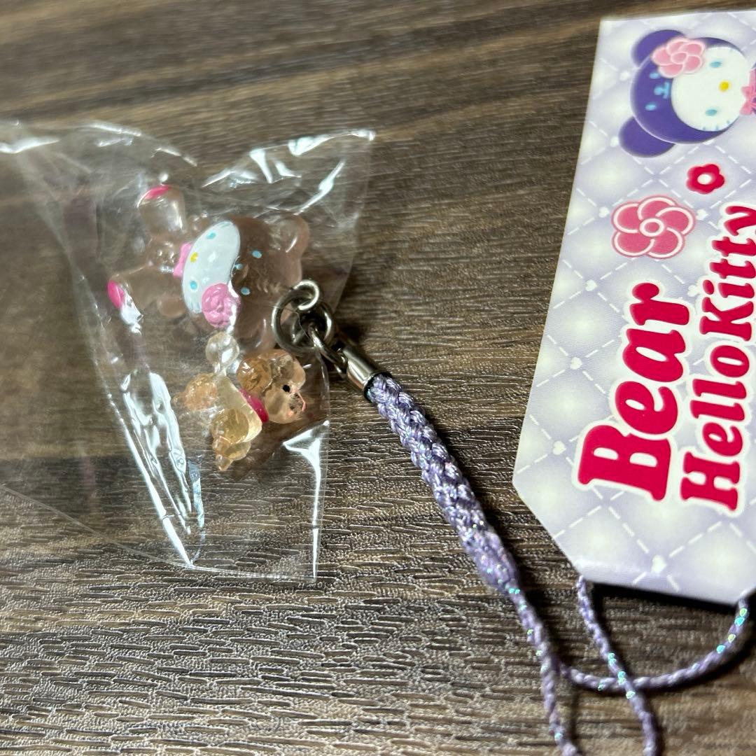 2010年　サンリオ　キティ　ベア　プードル　根付　ストラップ