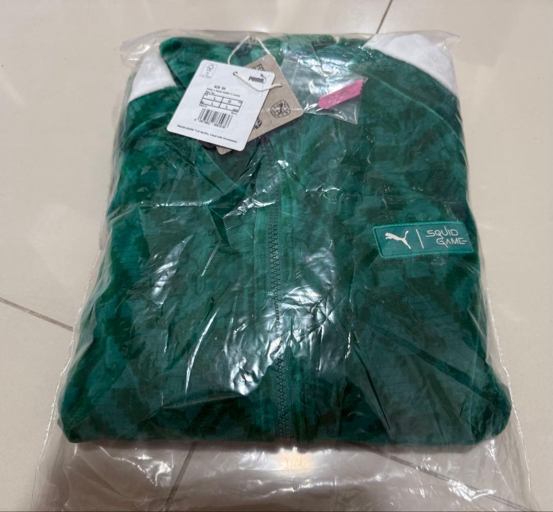 イカゲーム】PUMA ジャージ上下セット メンズL SQUID GAME - メルカリ