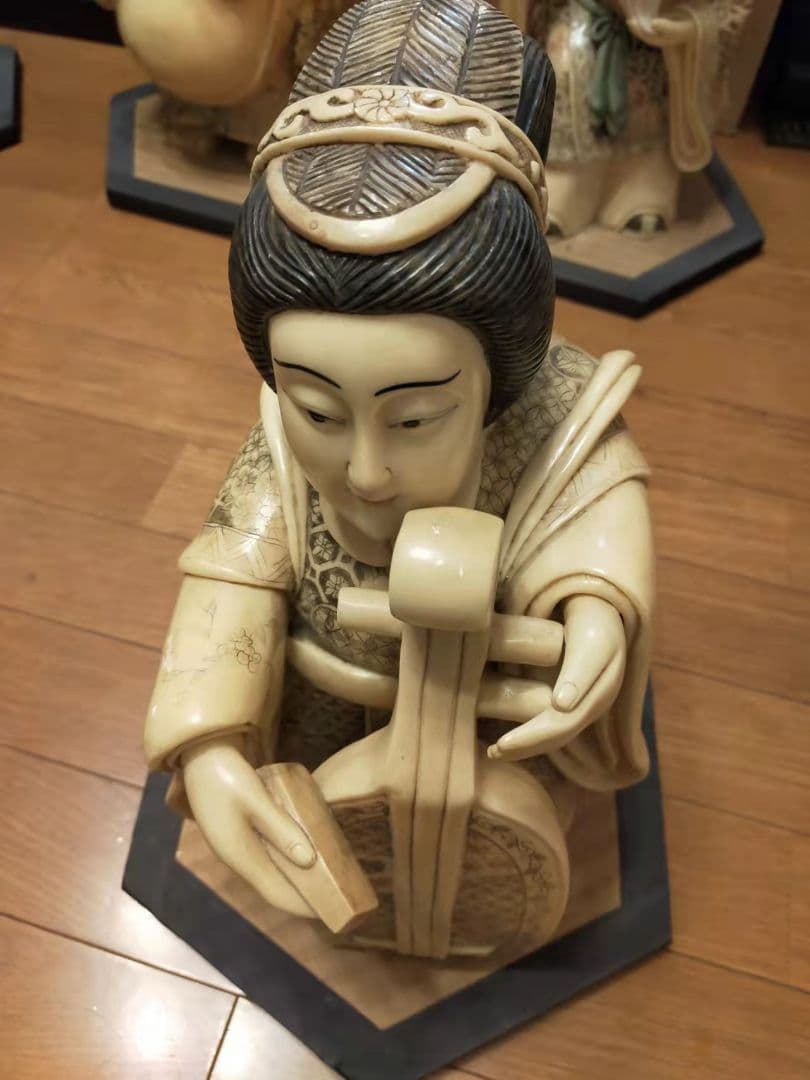 七福神の置物 置物 雅俊 七福神 練り物 縁起物 商売繁盛 招福