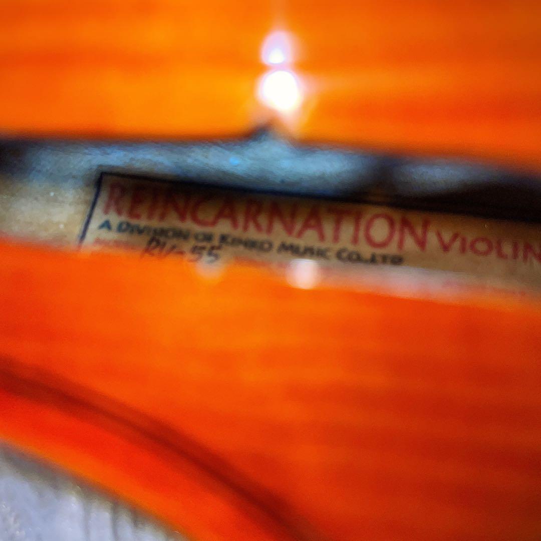 極美品　Reincarnation バイオリン　rv-55 セミハードケース