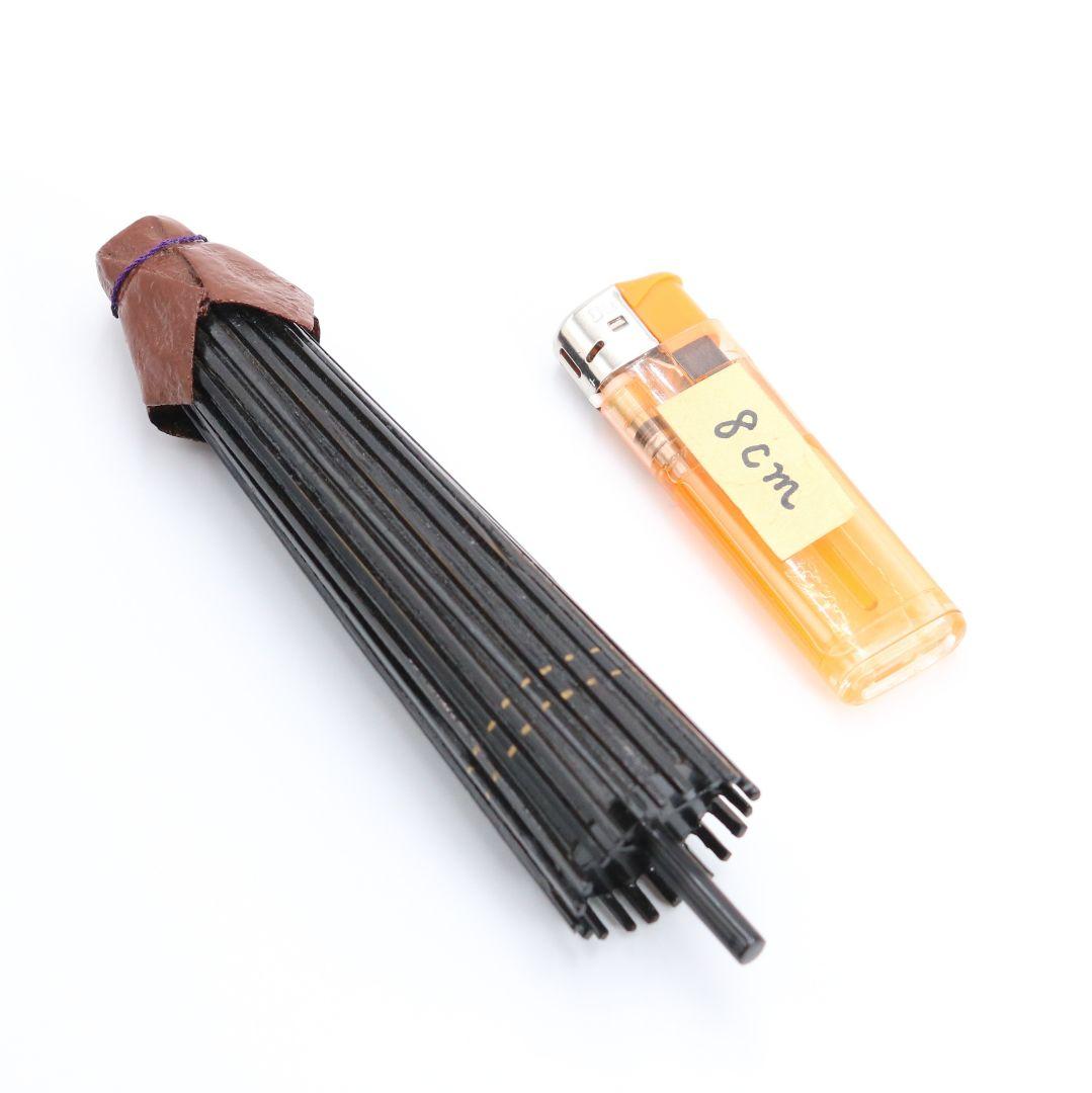 川瀬表完作 乾漆傘香合 茶道具 C30