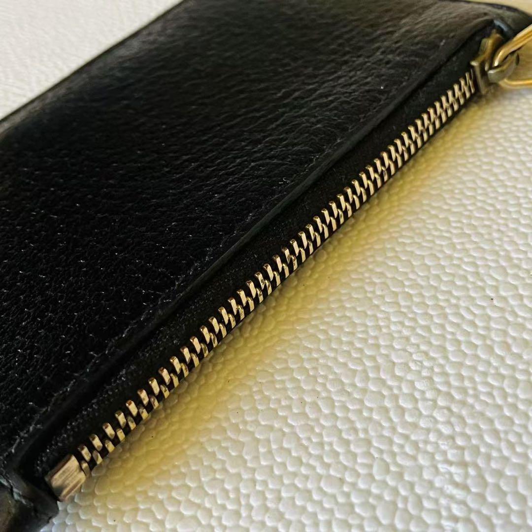 GUCCI ブラック シェリーライン &カードケース フラグメントケース❣️