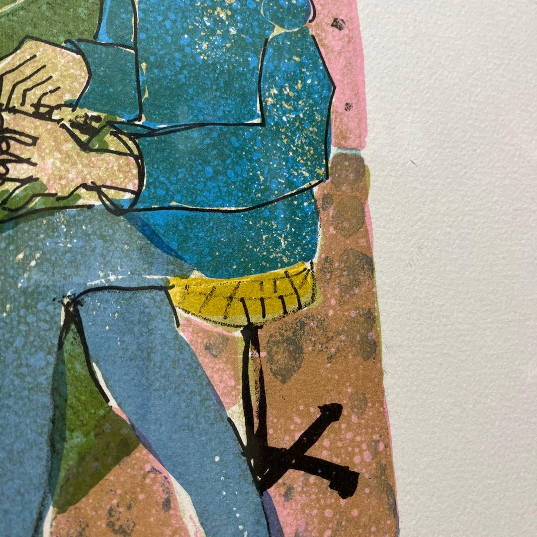 ポール・アイズピリ「少年の音楽隊」リトグラフ 本人サイン有 - メルカリ