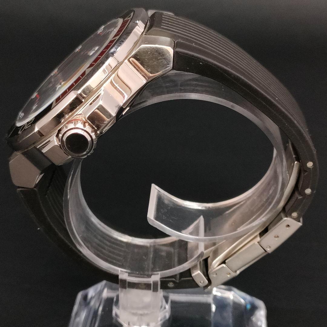 美品【稼働品】CITIZEN　シチズン　ブラック　レッド　シルバー　ソーラー