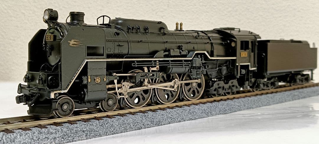 HOゲージ 天賞堂 Ｃ622号機蒸気機関車、No;491、メンテナンス済