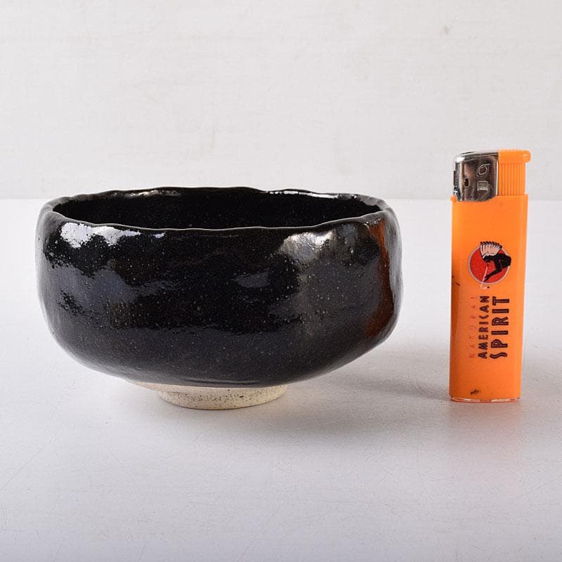 八八八】芳幽軒 加藤石春 作 楽茶碗 ◇共箱 茶道具