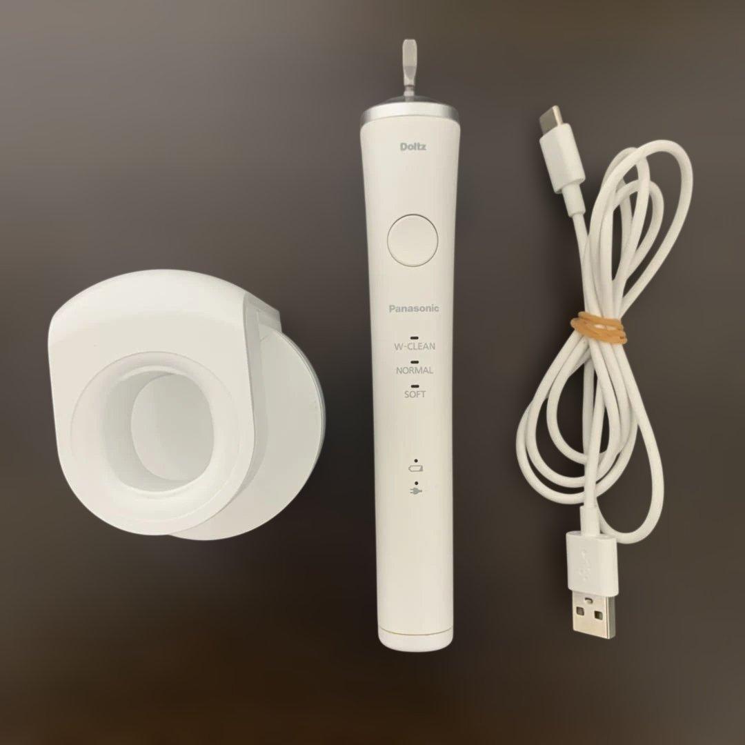 Panasonic Doltz 電動歯ブラシ EW-DP37-W USB充電 - メルカリ