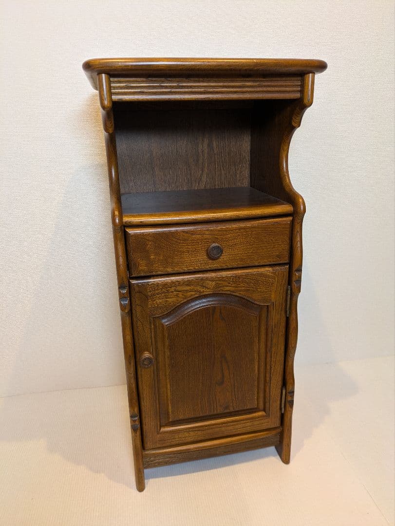 RENSEY レンセイ ミヤモト家具 チェスト キャビネット 開戸 電話台 ②