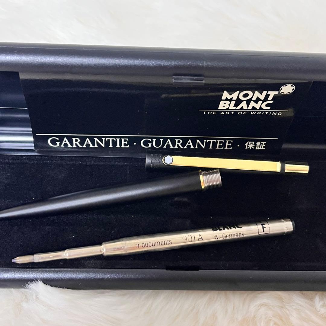 MONT BLANC ブラックボールペン ゴールドトリム