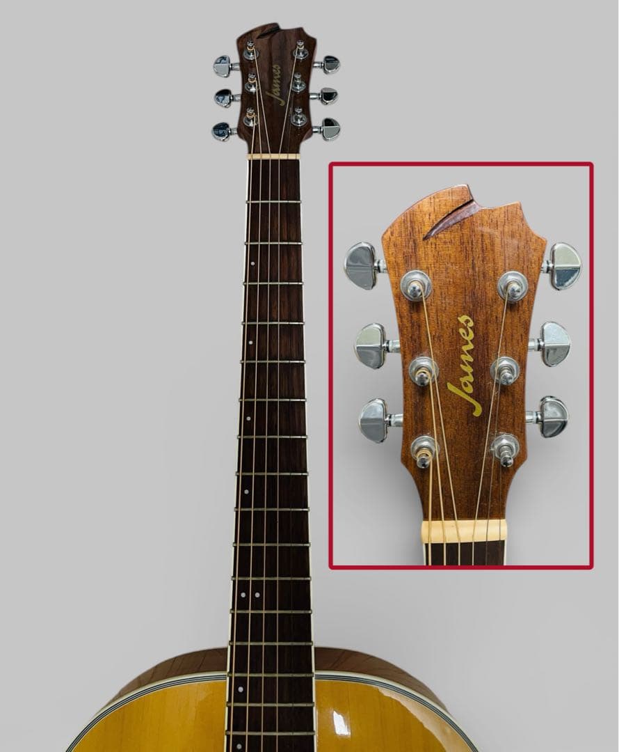 美品) James J-300A NAT アコースティックギター - メルカリ