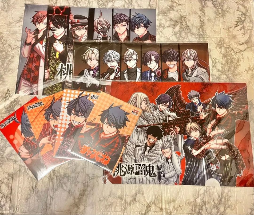 【桃源暗鬼】コミケ クリアファイル・ポストカード 桃源暗鬼】コミケ クリアファイル・ポストカード