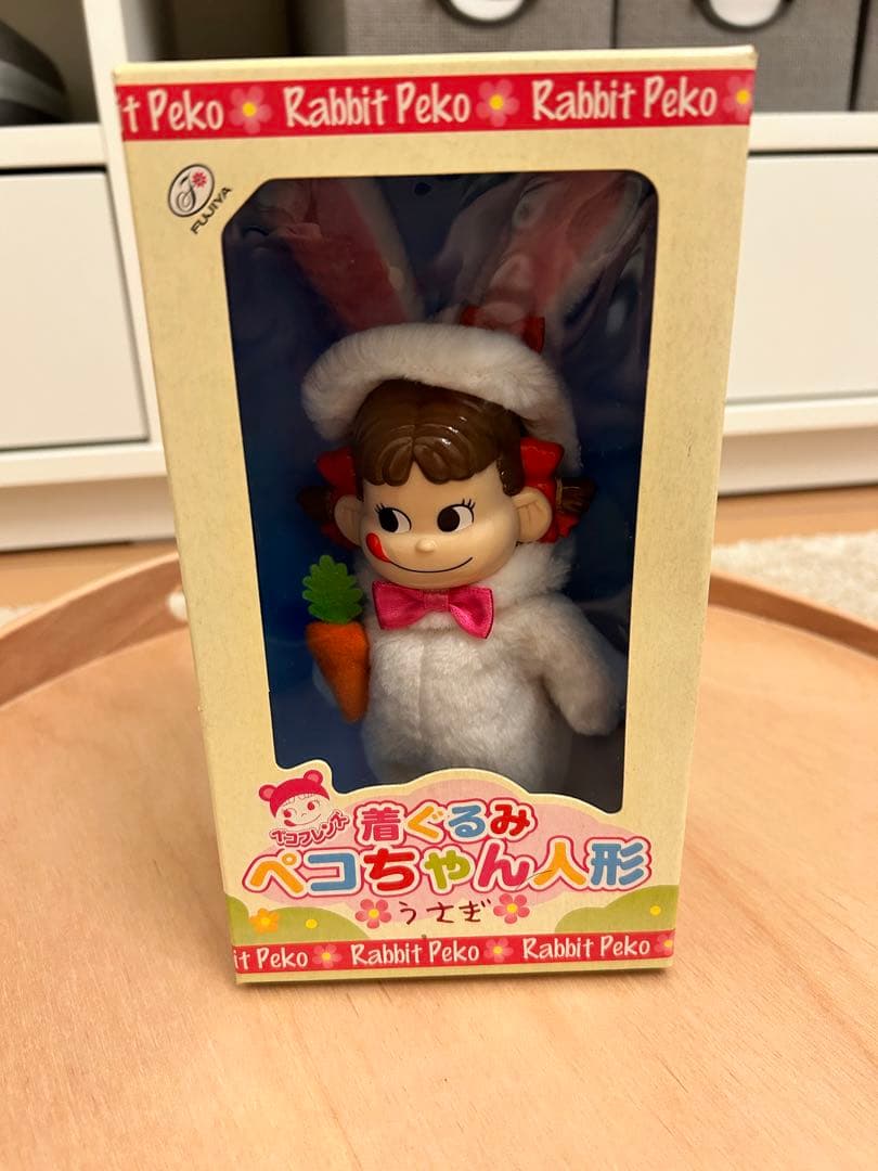 不二家のペコちゃん　 着ぐるみ　ペコちゃん人形　うさぎ　当選　ペコフレンズ