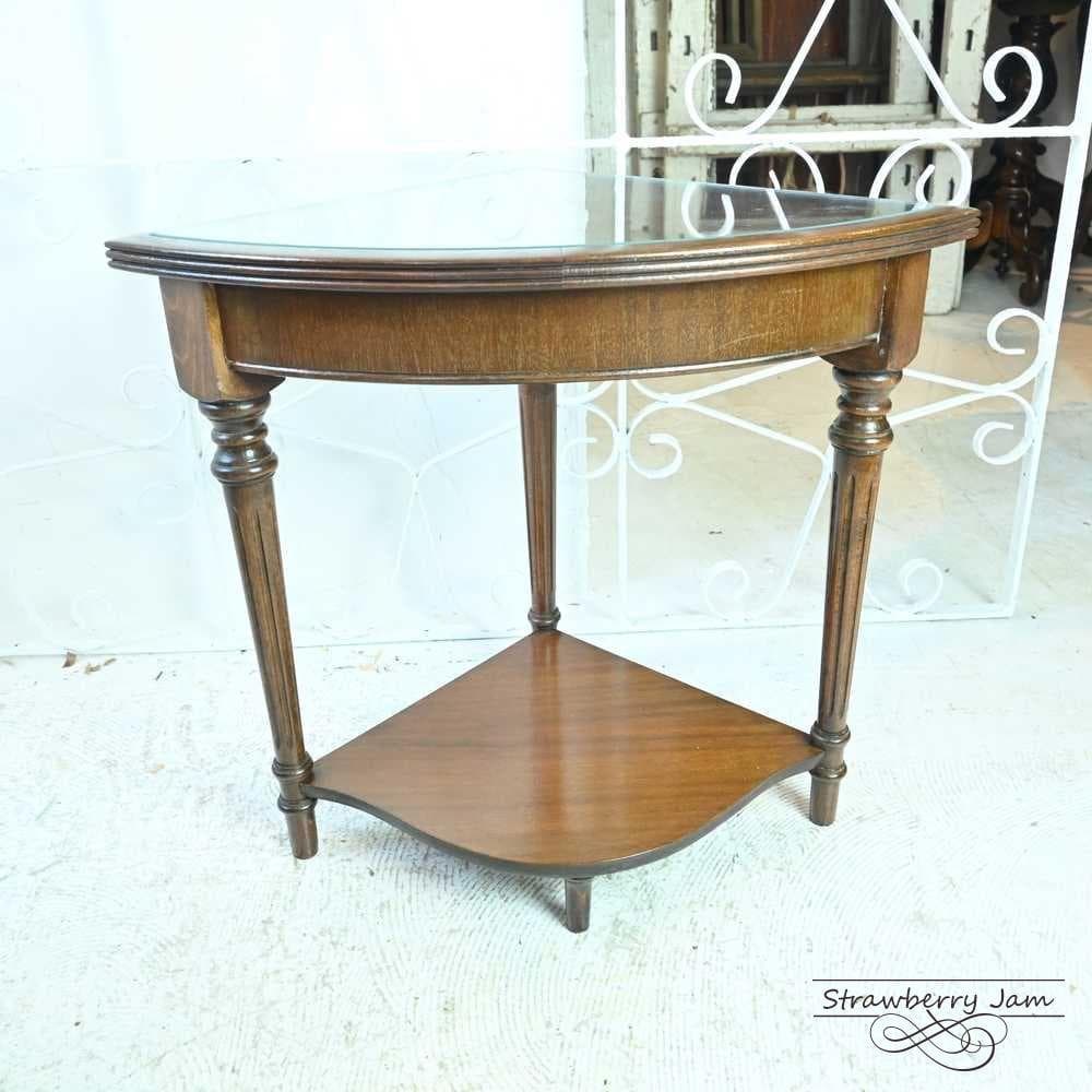 早い者勝ち】L3705-264 英国アンティーク 丸テーブル ネストテーブル