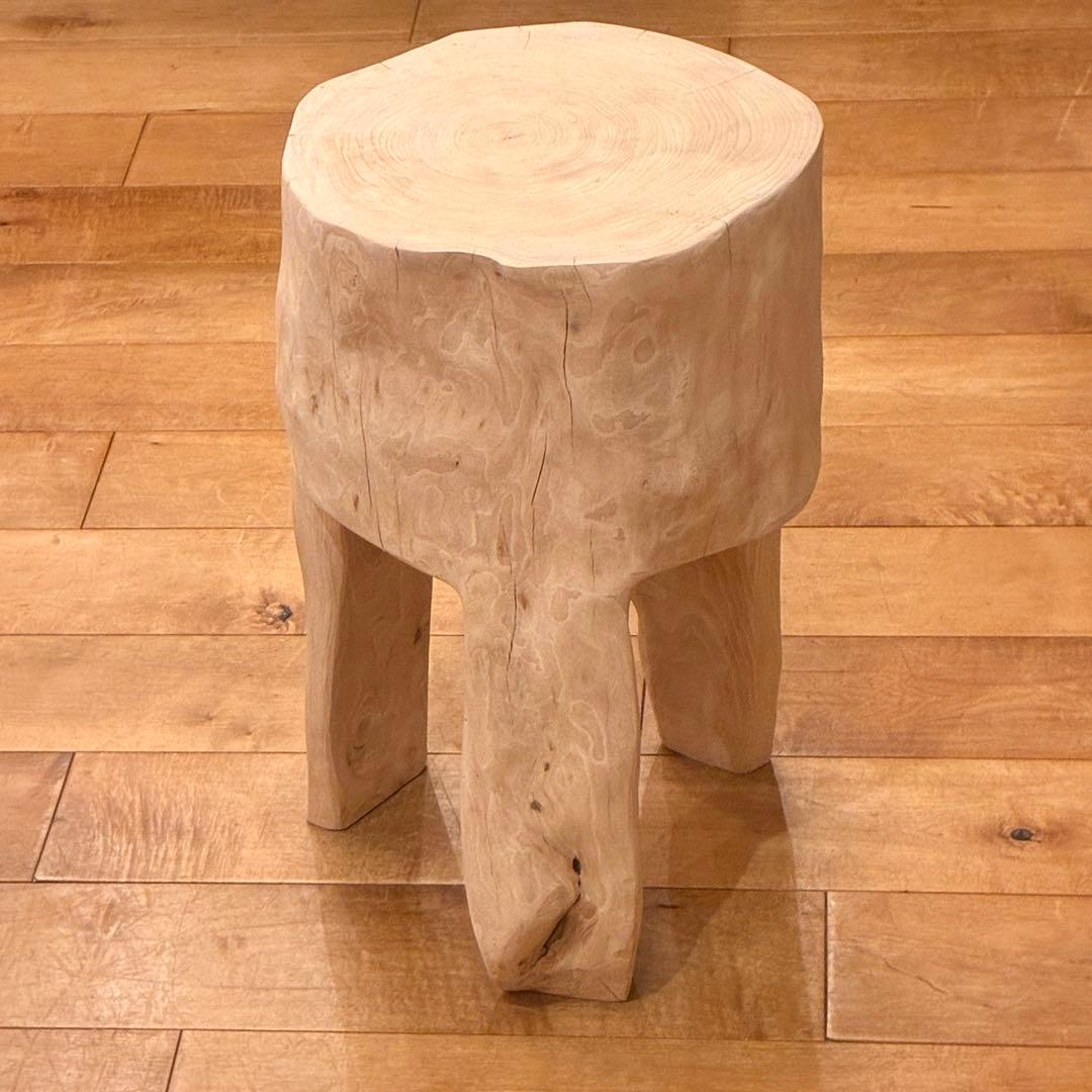 槙 丸太 椅子 スツール No.1403