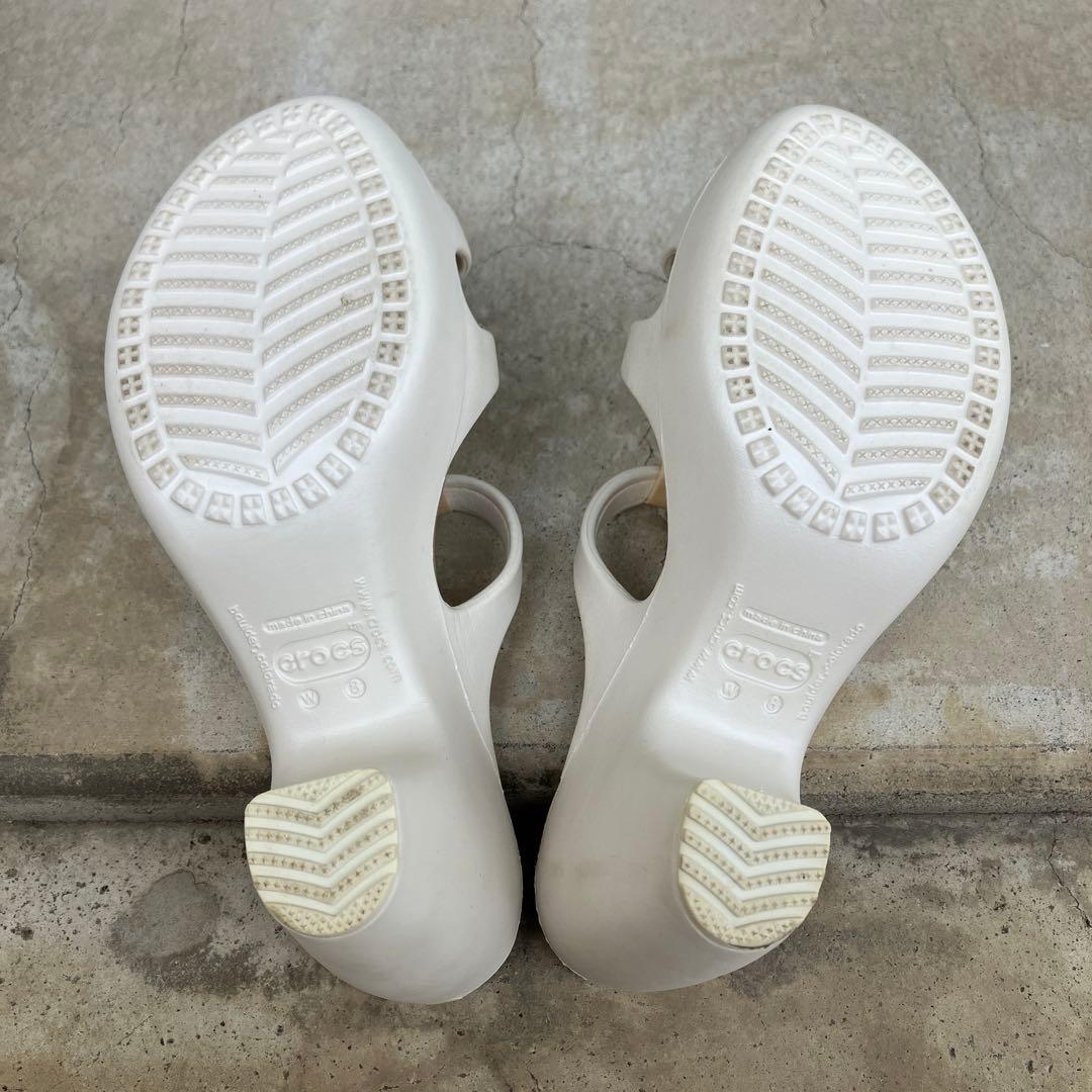 【廃盤品】CROCS クロックス　サイプラス　24㎝　w8 ホワイト