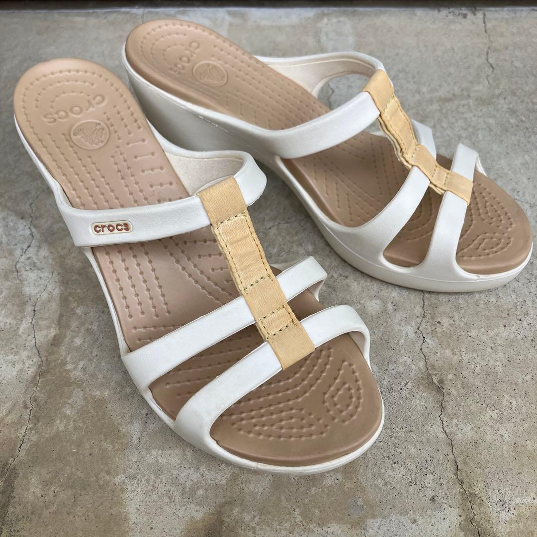 【廃盤品】CROCS クロックス　サイプラス　24㎝　w8 ホワイト