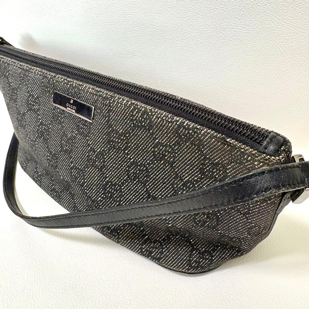 GUCCI グッチ GGキャンバス ハンドバッグ アクセサリーポーチ キャンバス