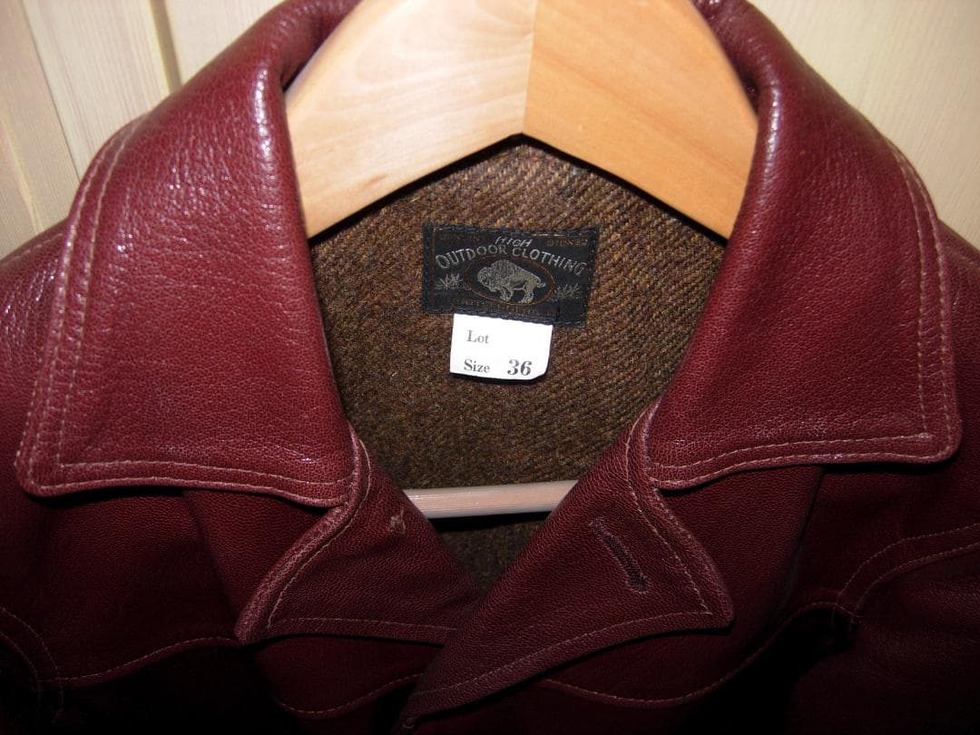 ブートレガーズ コロンバス 36 フリーホイーラーズ レザー カーコート