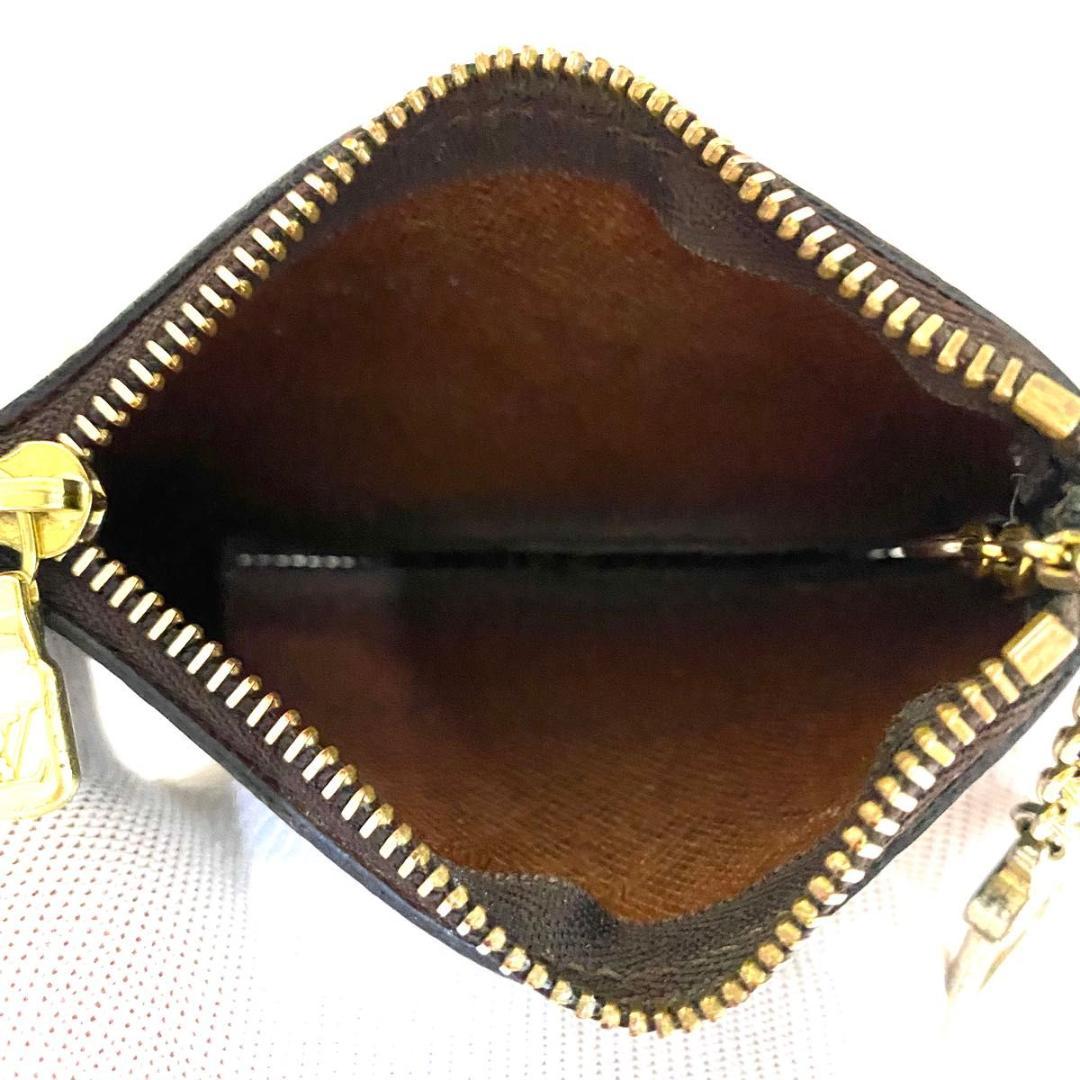 ルイ ヴィトン◎ポシェット クレ モノグラム ケース キーホルダー 小銭入