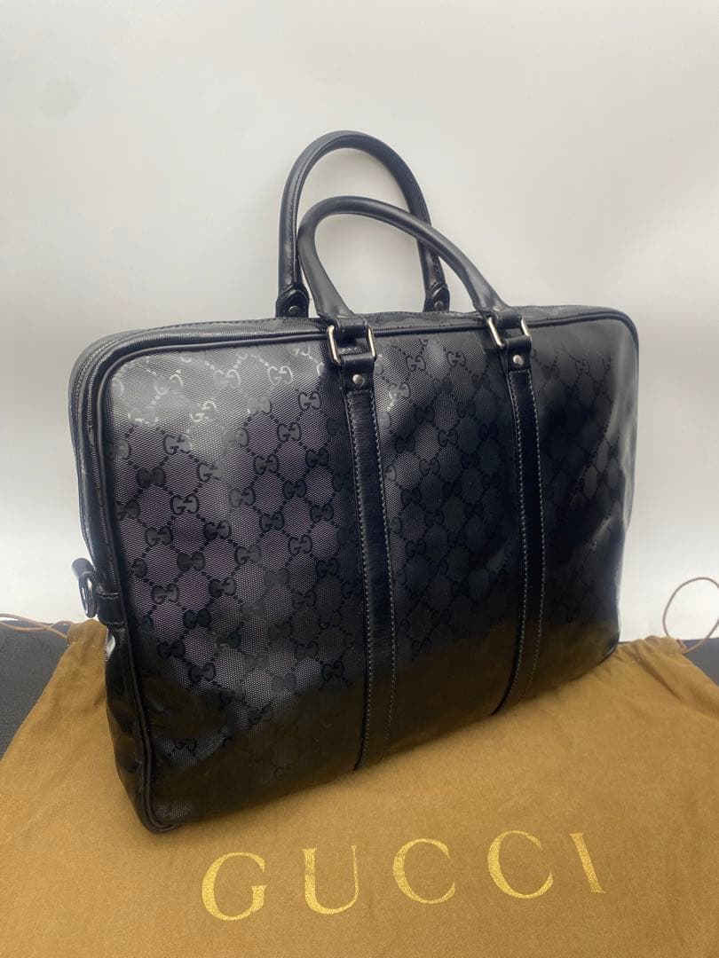【激レア・美品】20%OFF GUCCI GGナイロン ビジネスバッグ