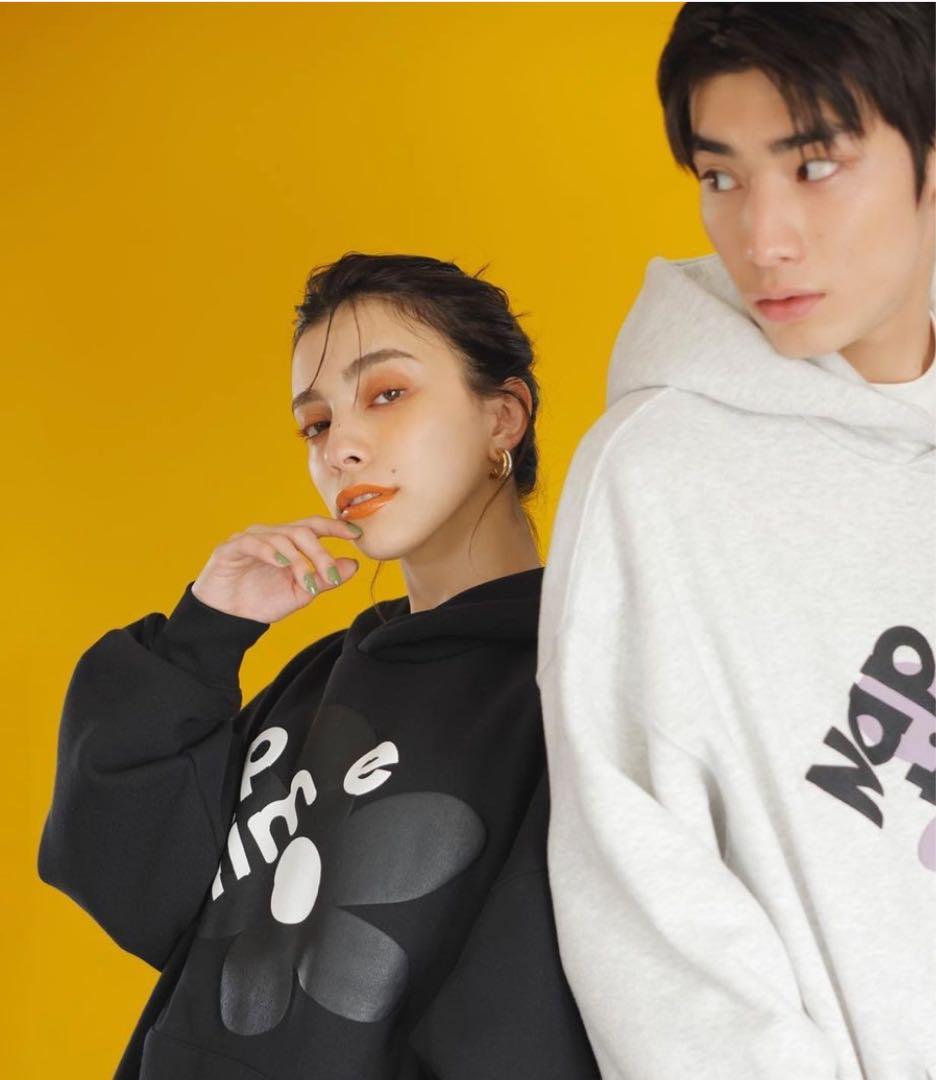 ナップタイム naptime. Nissy 西島隆弘 スウェット パーカー 黒