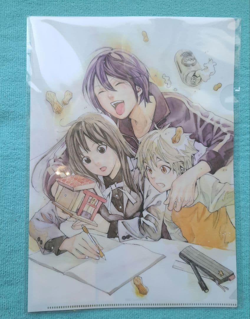 ノラガミ まるくじ アクリルボード クリアファイル 計3点 夜ト ひより 雪音