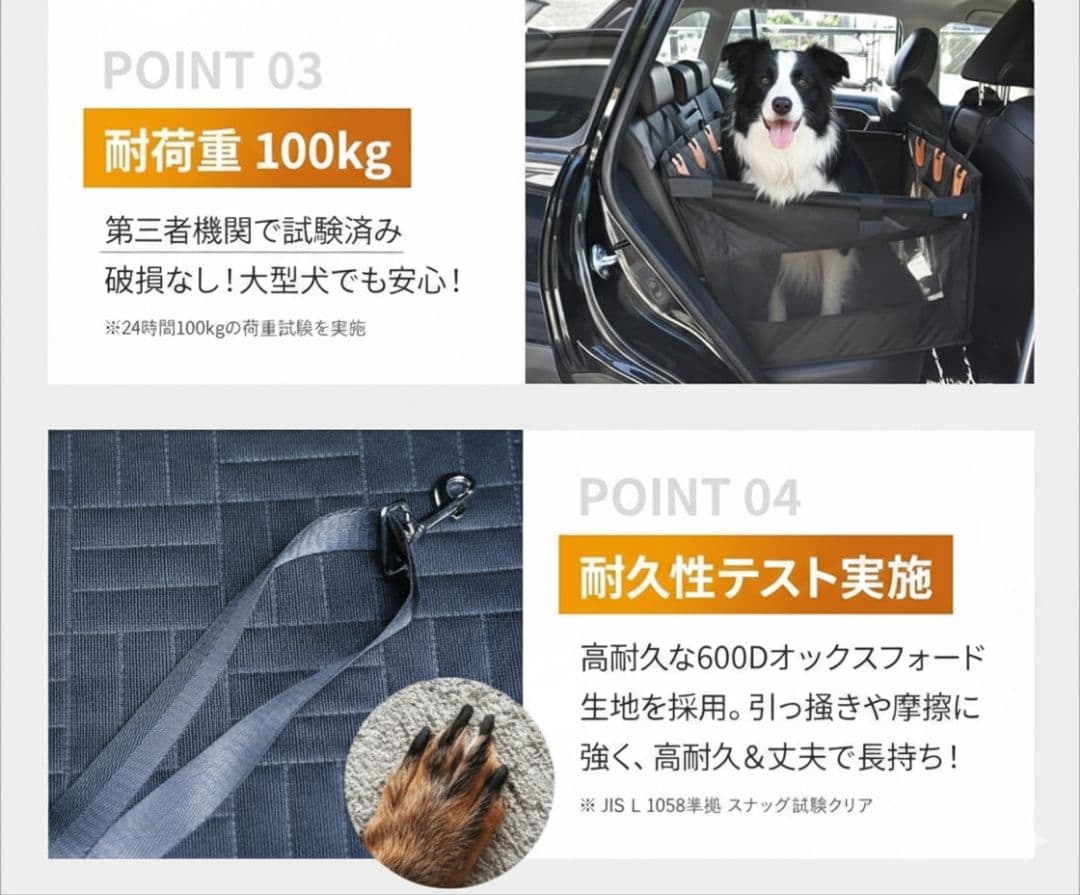 獣医師監修／JPPMA認定品】ドライブボックス LaLa-Pets Lサイズ