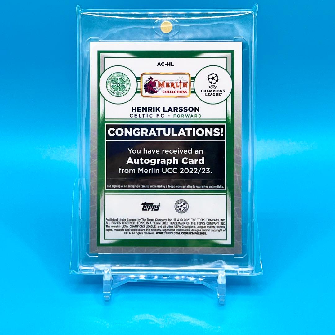 世界10枚限定！07/10！Topps LARSSON ラーション 直筆サイン