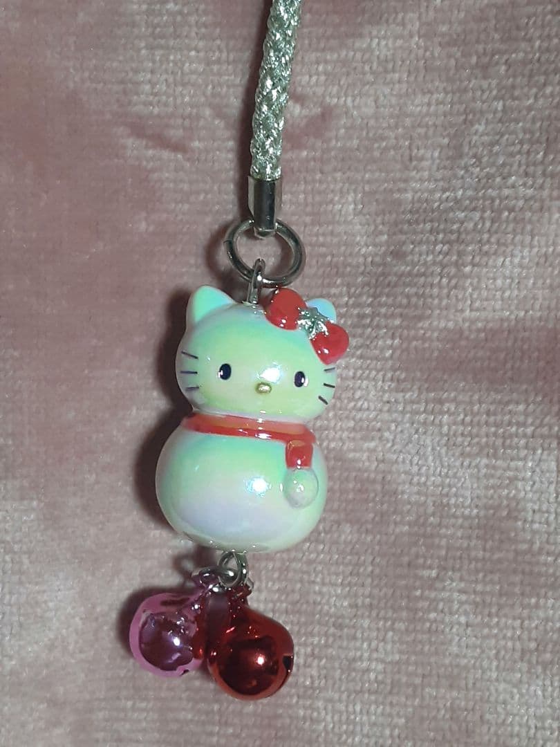 冬期限 キティちゃん 根付 4種セット