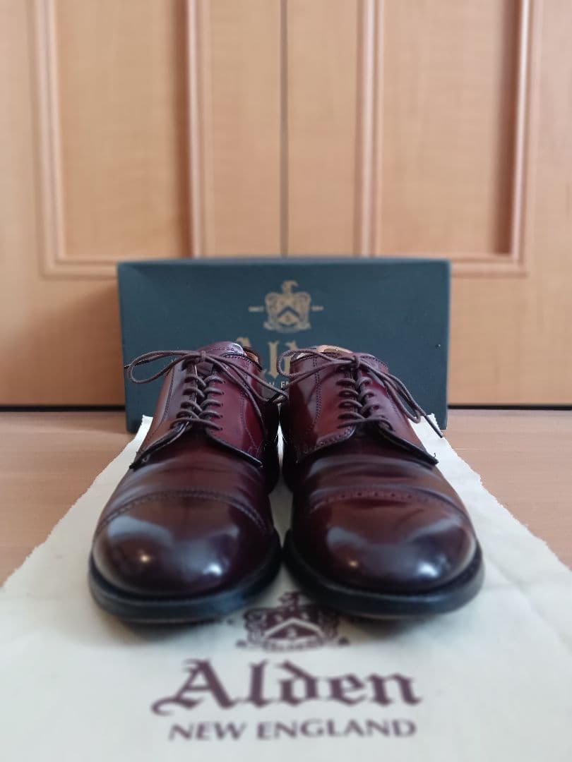 【極美品】Alden56201オールデンコードバンモディファイドラスト