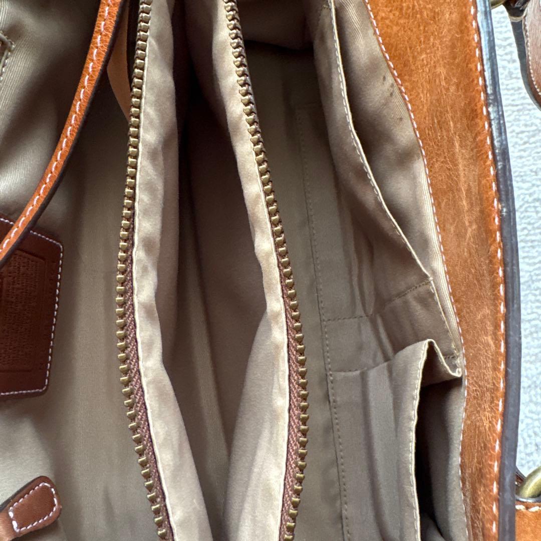 COACH パッチワークレザー ハンドバッグ保存袋付き　ヴィンテージ