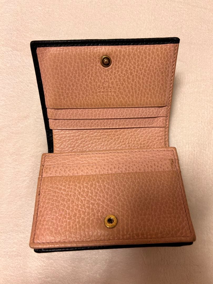 Gucci】リボンモチーフ 二つ折り財布