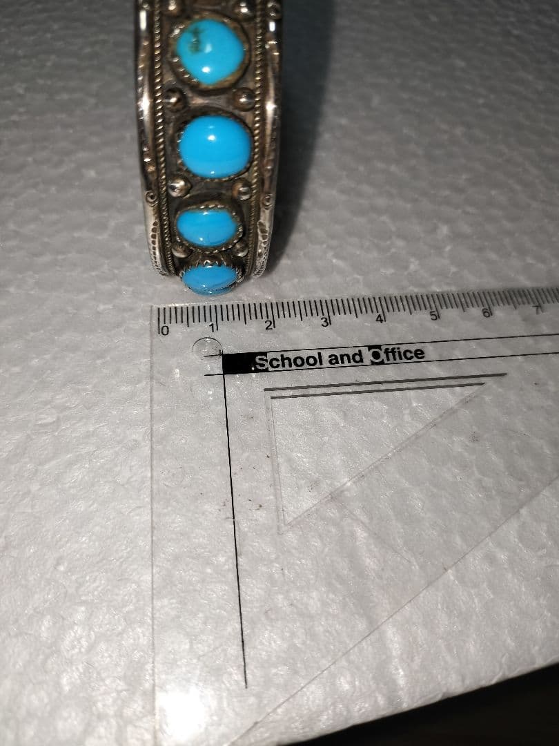 ナバホ　Navajo　ターコイズ　バングル