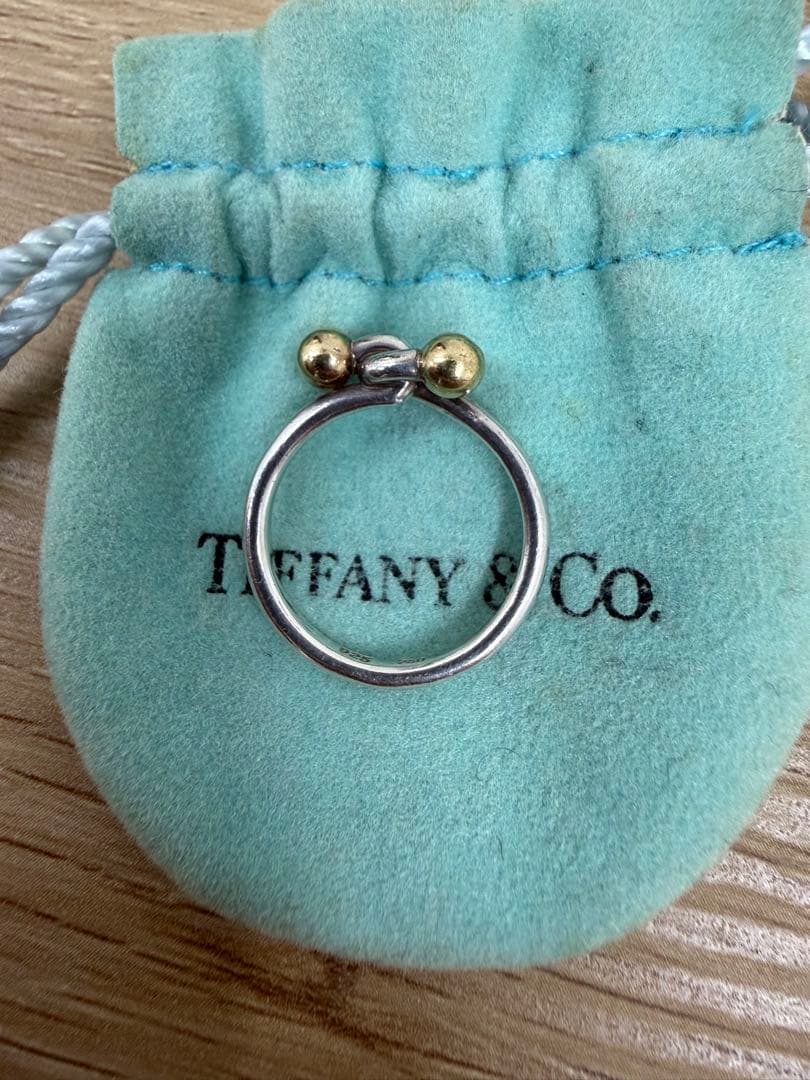 ティファニー ボールデザイン リング SV925 箱袋付