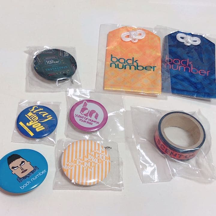 back number ライブグッズ ガチャ セット - メルカリ