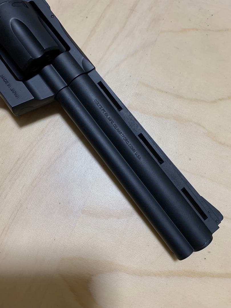 概ね美品　東京マルイパイソン6インチガスリボルバー 24連射　　前期HW製