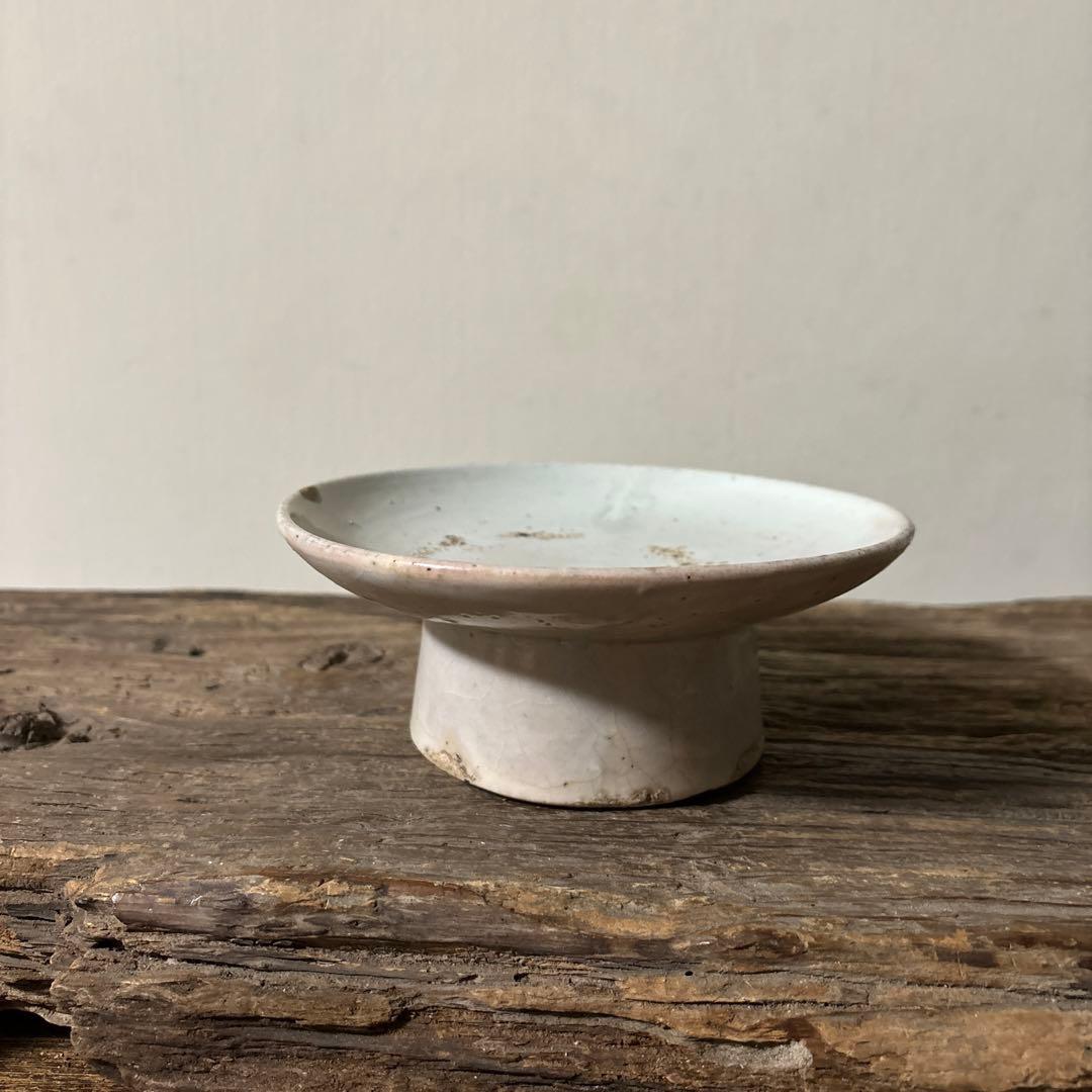 李朝 祭器 その⑥ 白磁 堅手 朝鮮古美術 韓国アンティーク 古民芸 骨董