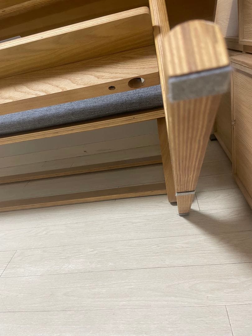 シ*フ様 無印良品　リビングでもダイニングでもつかえるテーブル・４・オーク材