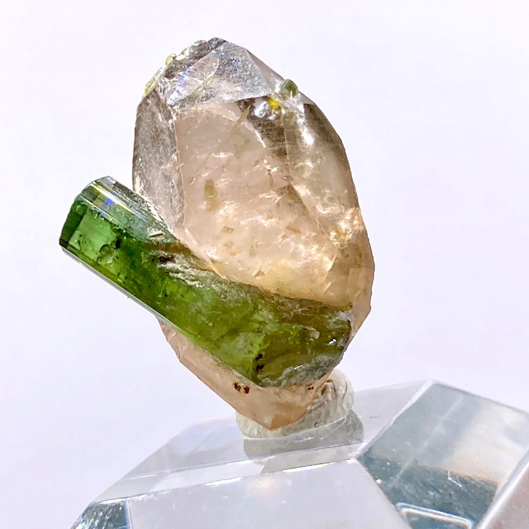 G*G様 トルマリン&スモーキークォーツ 原石 鉱物標本 天然石 703