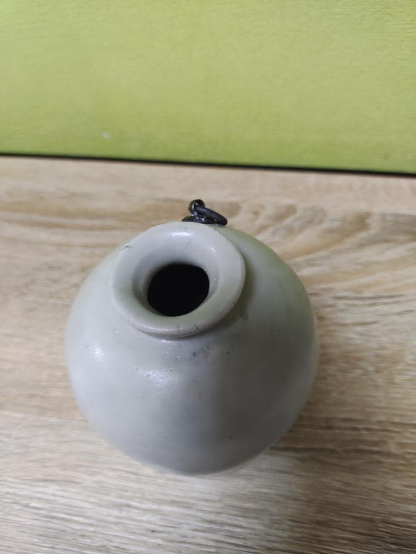 杉本貞光 作 牙白花入れ 2023年12月新宿京王百貨店の個展にて購入