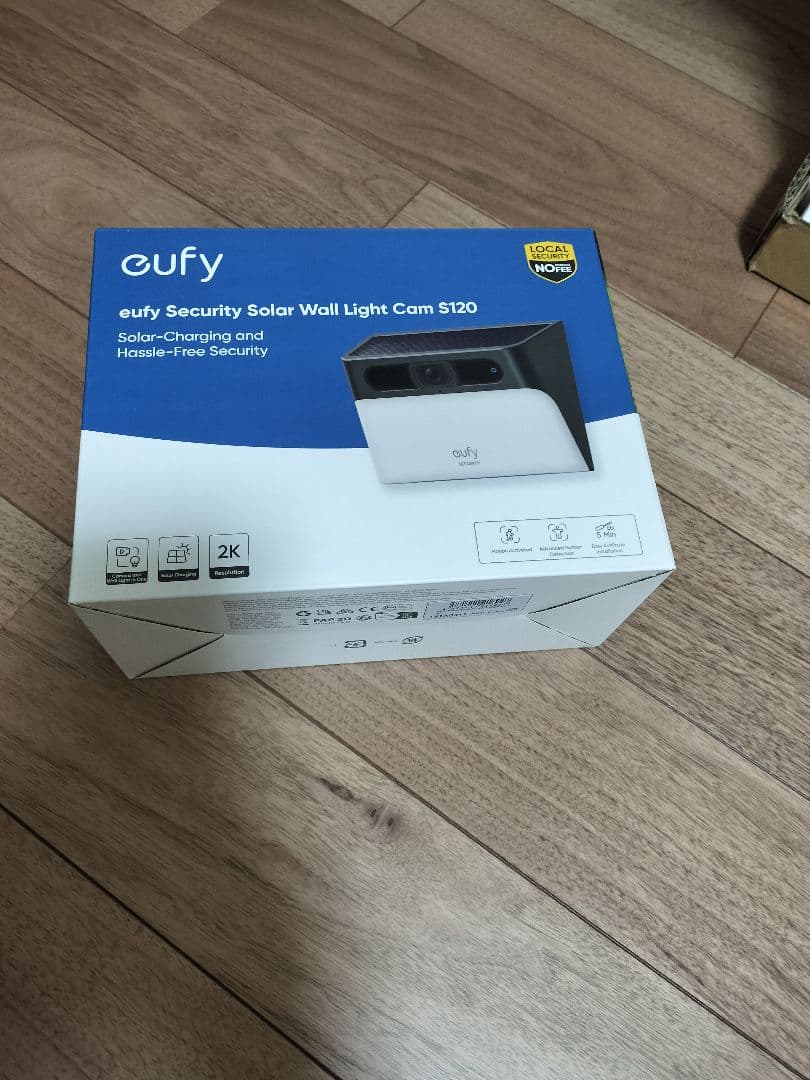 【新品未開封】Solar Wall Light Cam S120 Amazon.com: eufy Security Solar Wall Light Cam S120, Solar