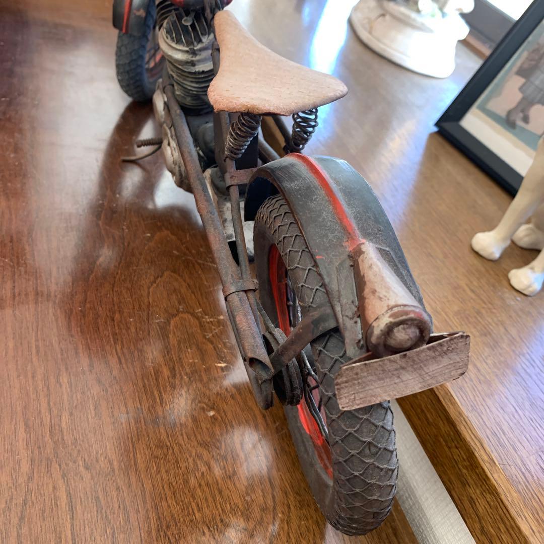 ブリキハーレーダビッドソン ナックルスプリンガー50cm