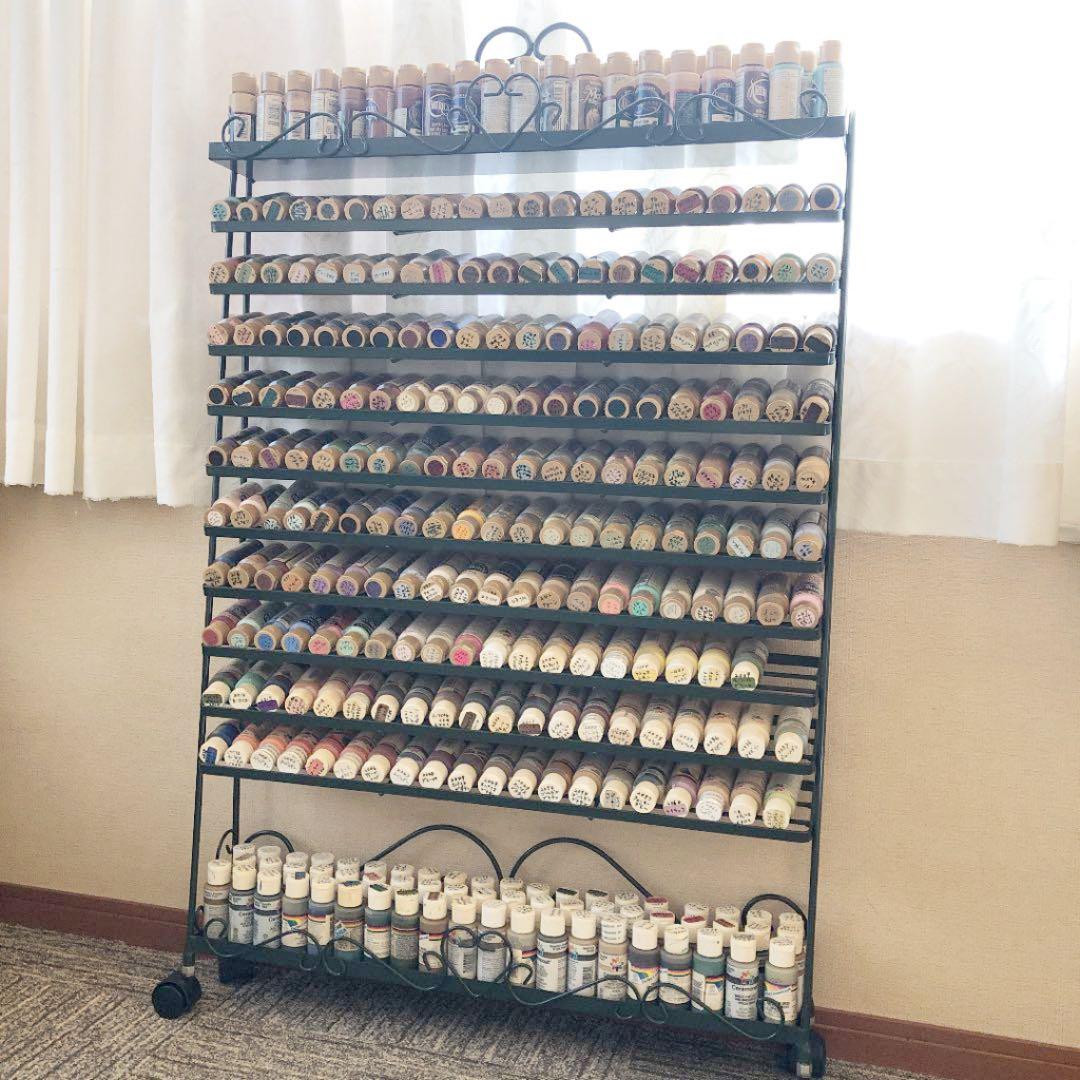 トールペイント絵の具ラック