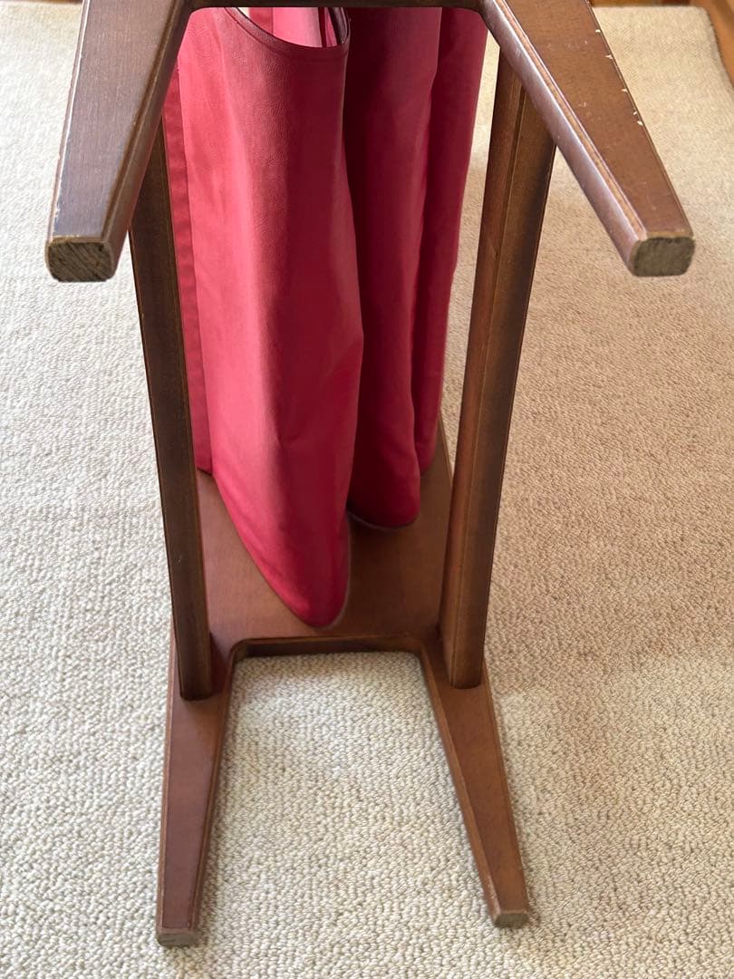 当時物　昭和レトロ　オールドカリモク マガジンラック ヴィンテージ　 本棚　書架