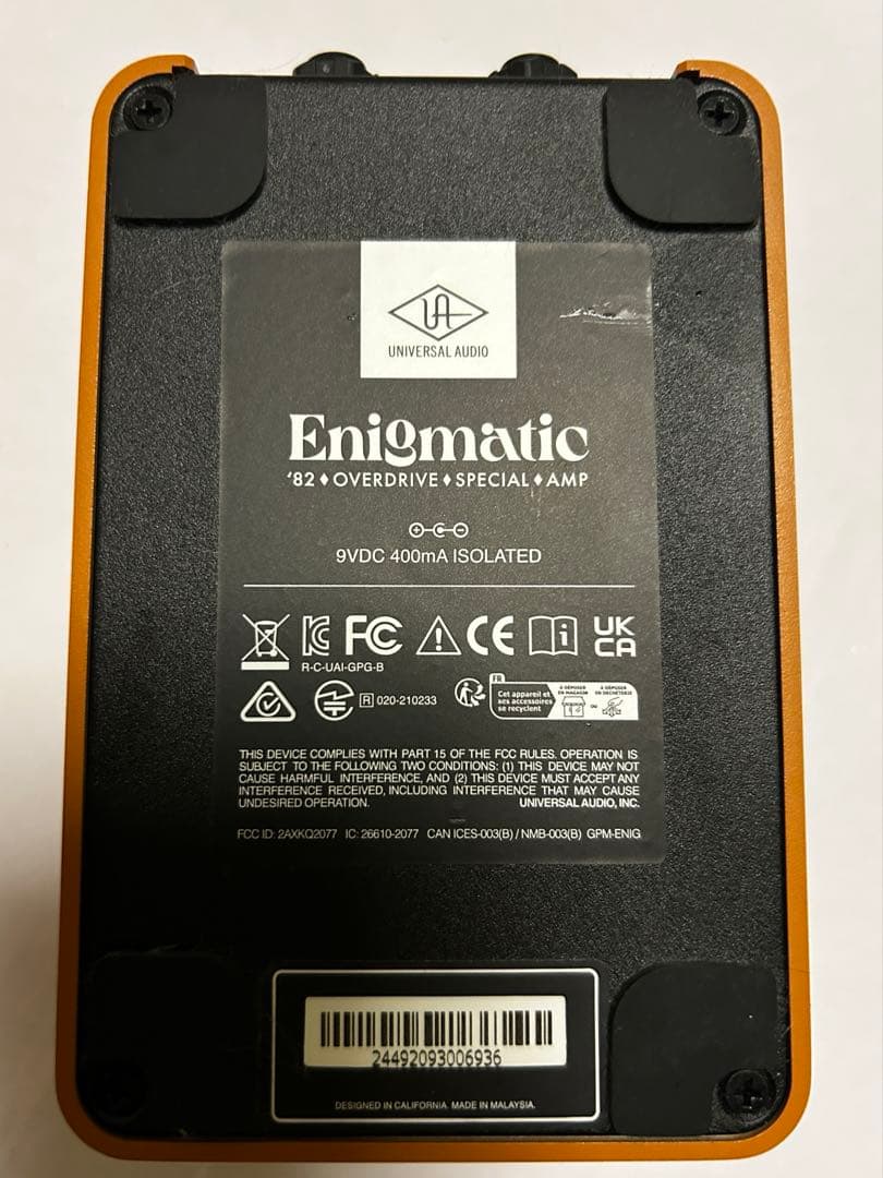 Enigmatic 82' Overdrive SpecialAmp【UAFX】
