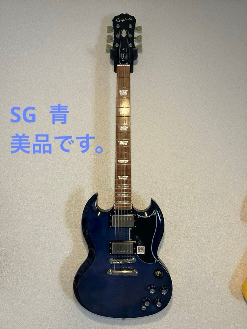 Epiphone SG G-400 PRO(Limited edition) 青 - メルカリ