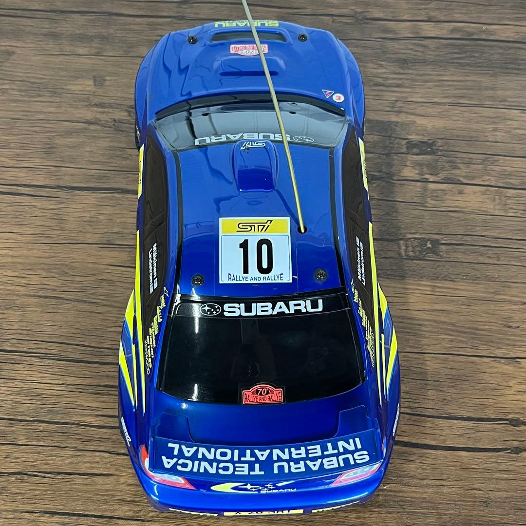 【匿名発送】SUBARU WRX STi ラジコンカー 1/10 動作品