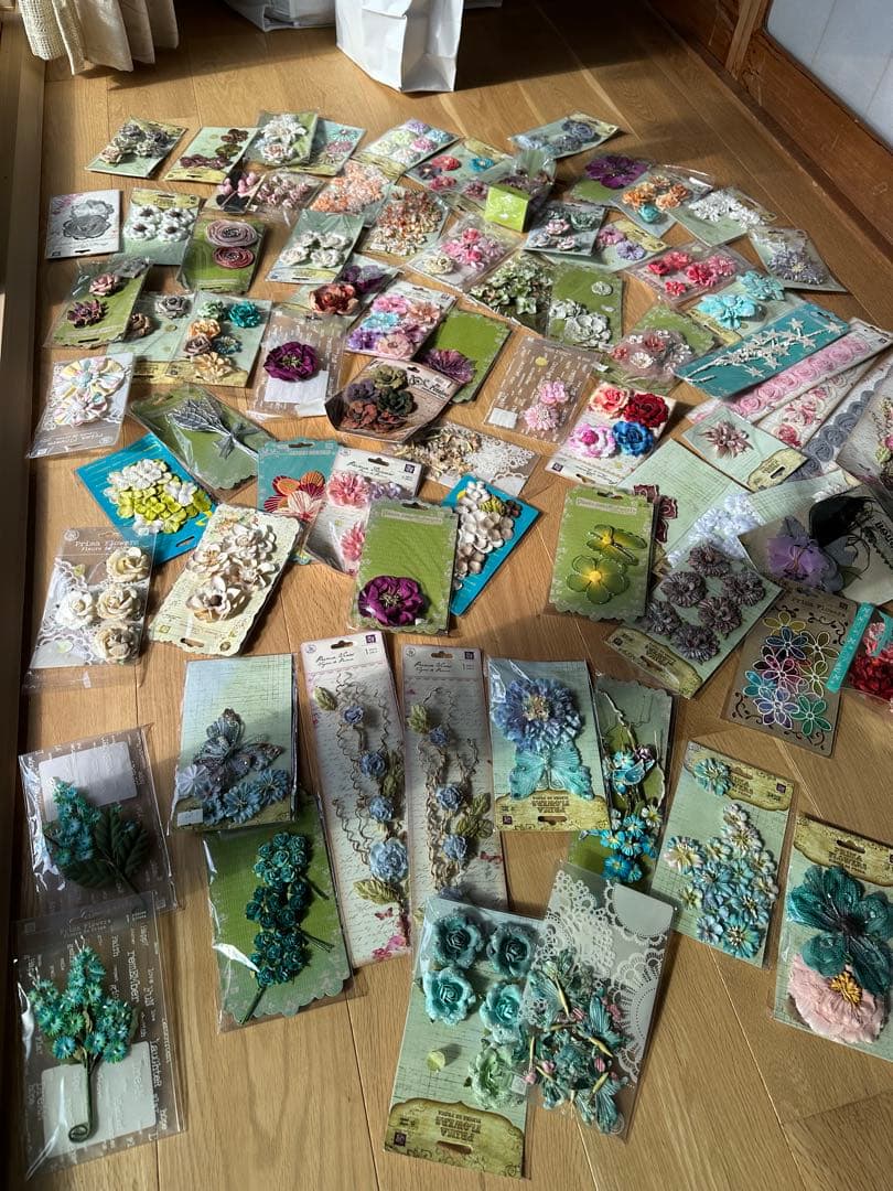 スクラップブッキング ペーパーフラワー