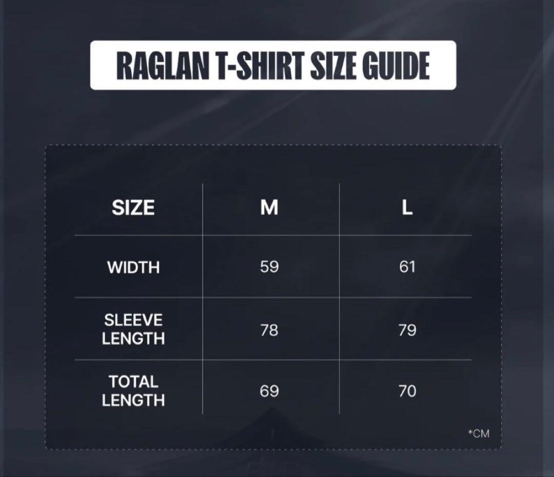 raglan t riize アメリカ　ロンT